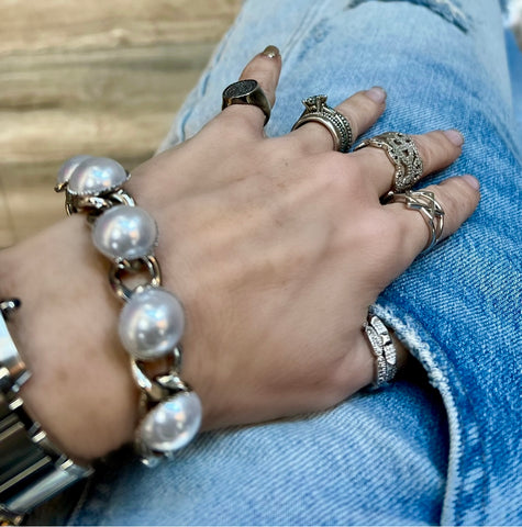 Pearl Chain Bracelet