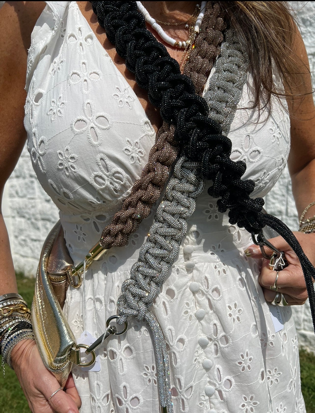 Crystal Edge Bag Strap