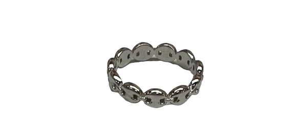 Thin Chain Link Ring