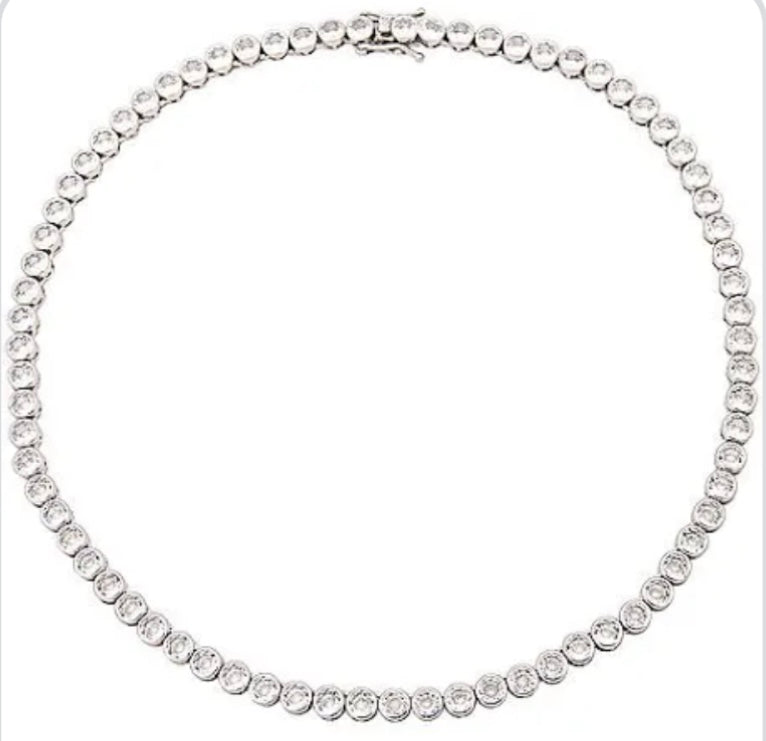 Not Your Basic Tennis Necklace