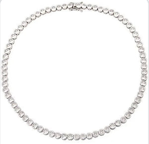 Not Your Basic Tennis Necklace