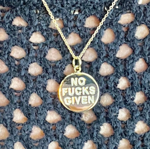 No Fucks Given Necklace