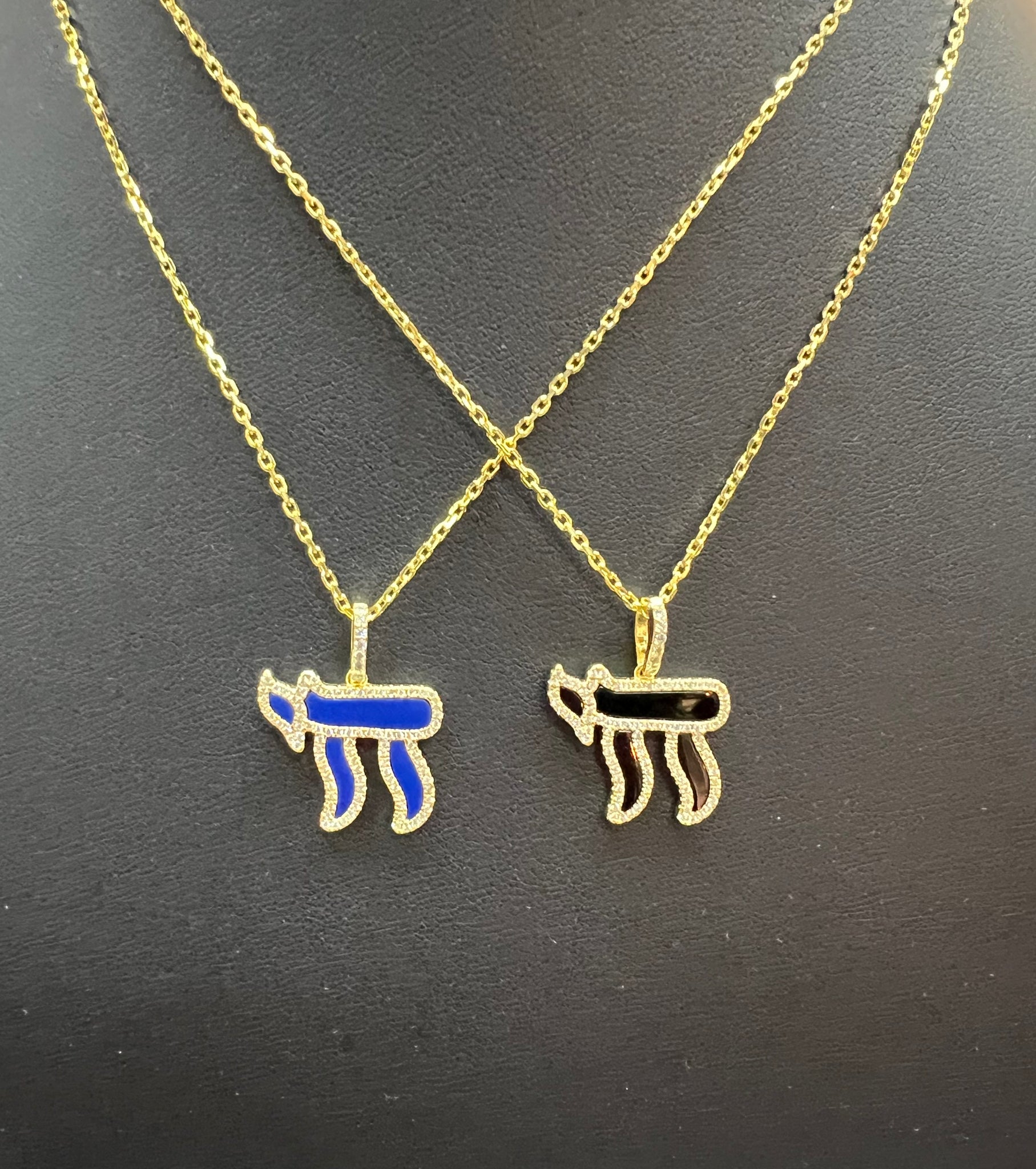 Enamel Chai Necklace