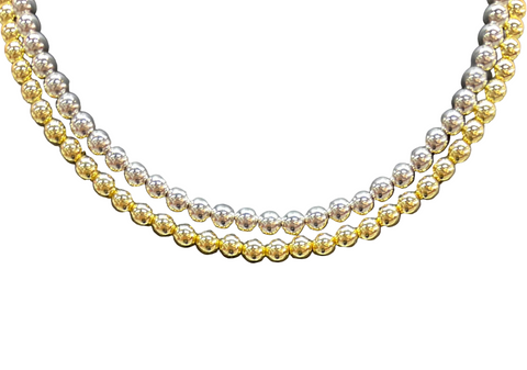 Beaded Armor 6MM Beaded Necklace