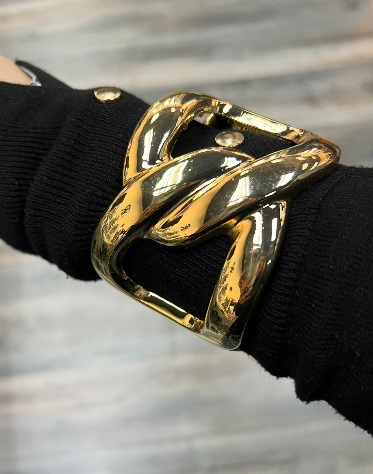 Gold Twist Cuff