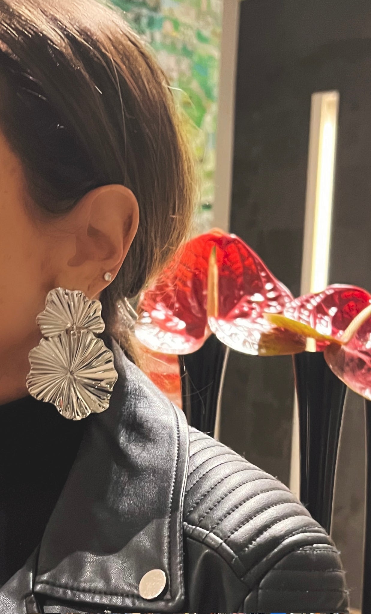 Flower Statement Earring