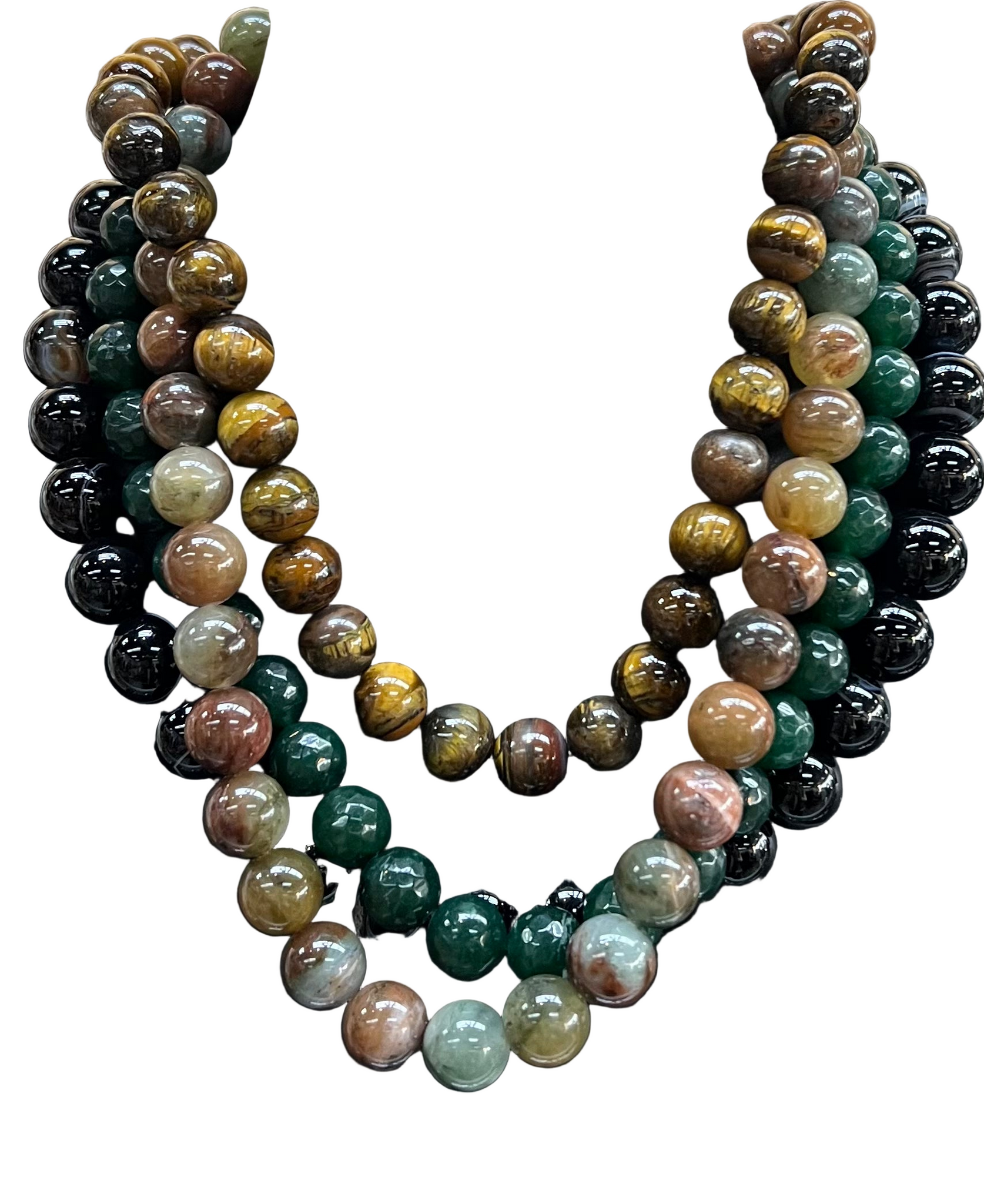 Beaded Gemstone Necklace