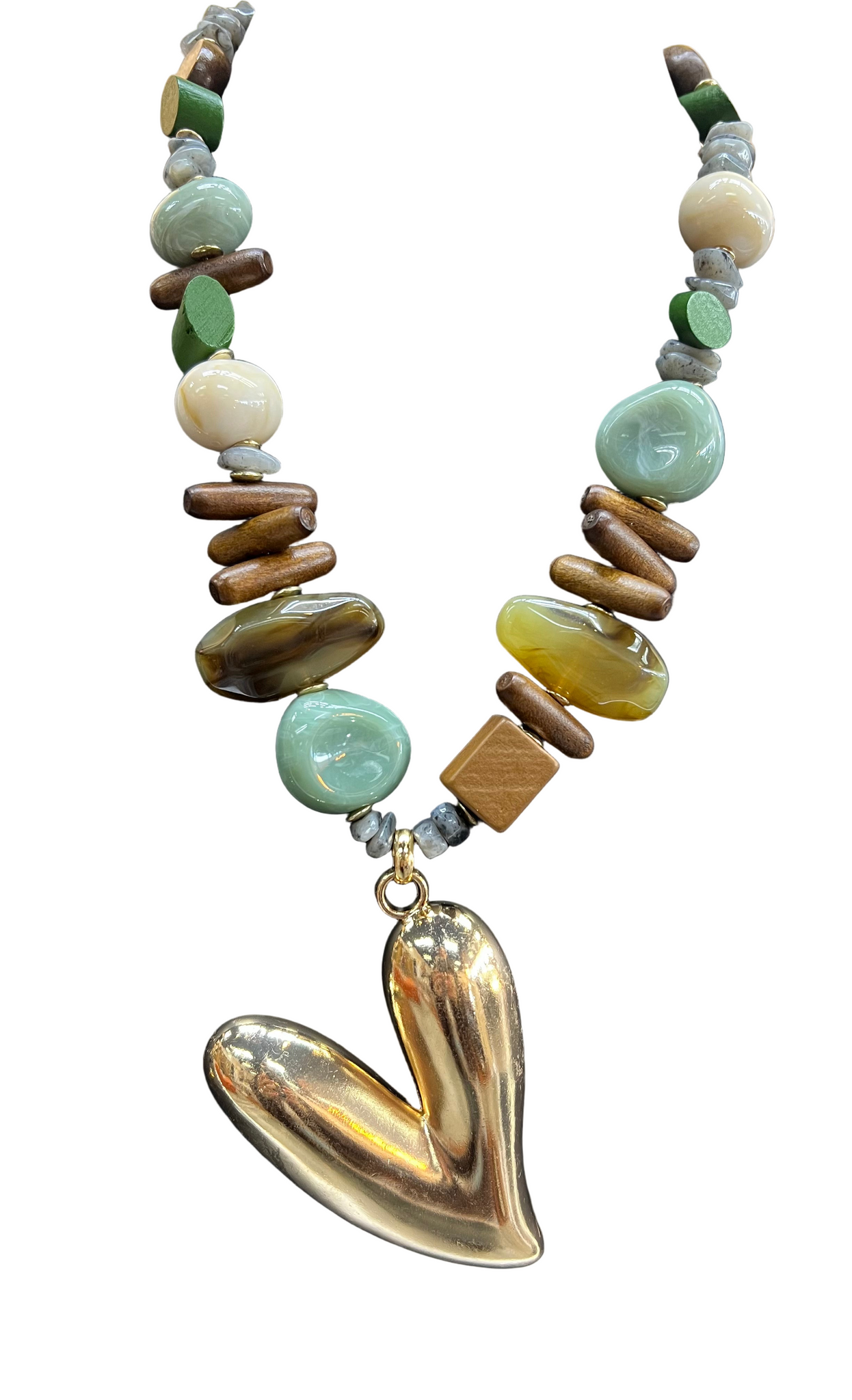 Autumn Heart Necklace