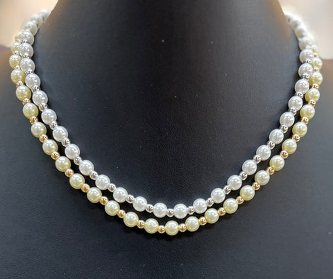 Pearl/Ball Necklace