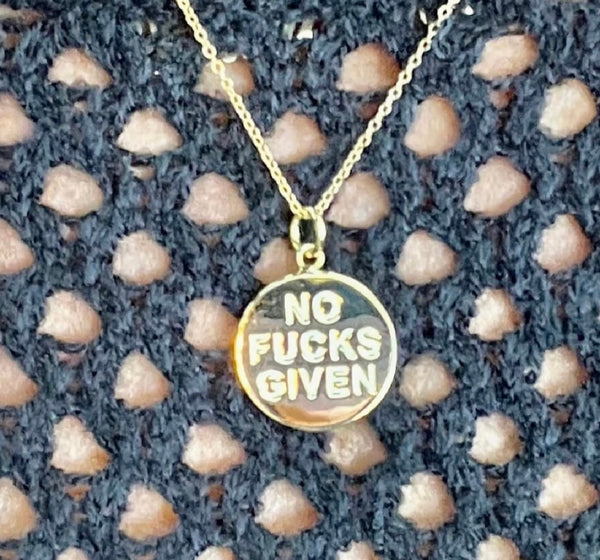 No Fucks Given Necklace