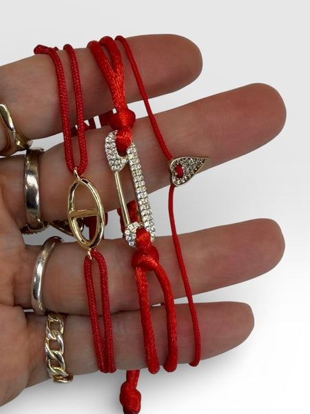 Red Love Bracelets
