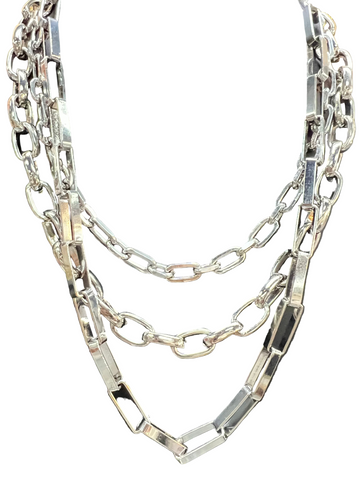 Triple Chain Necklace