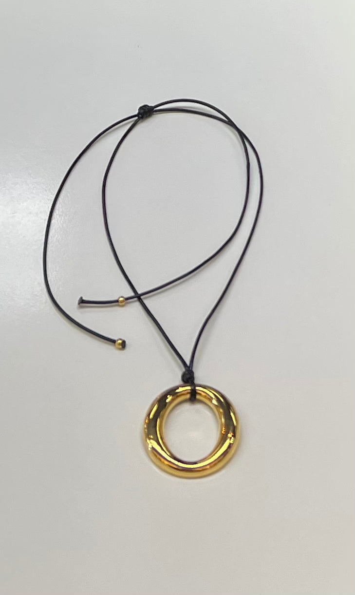 Gold Circle Pendant