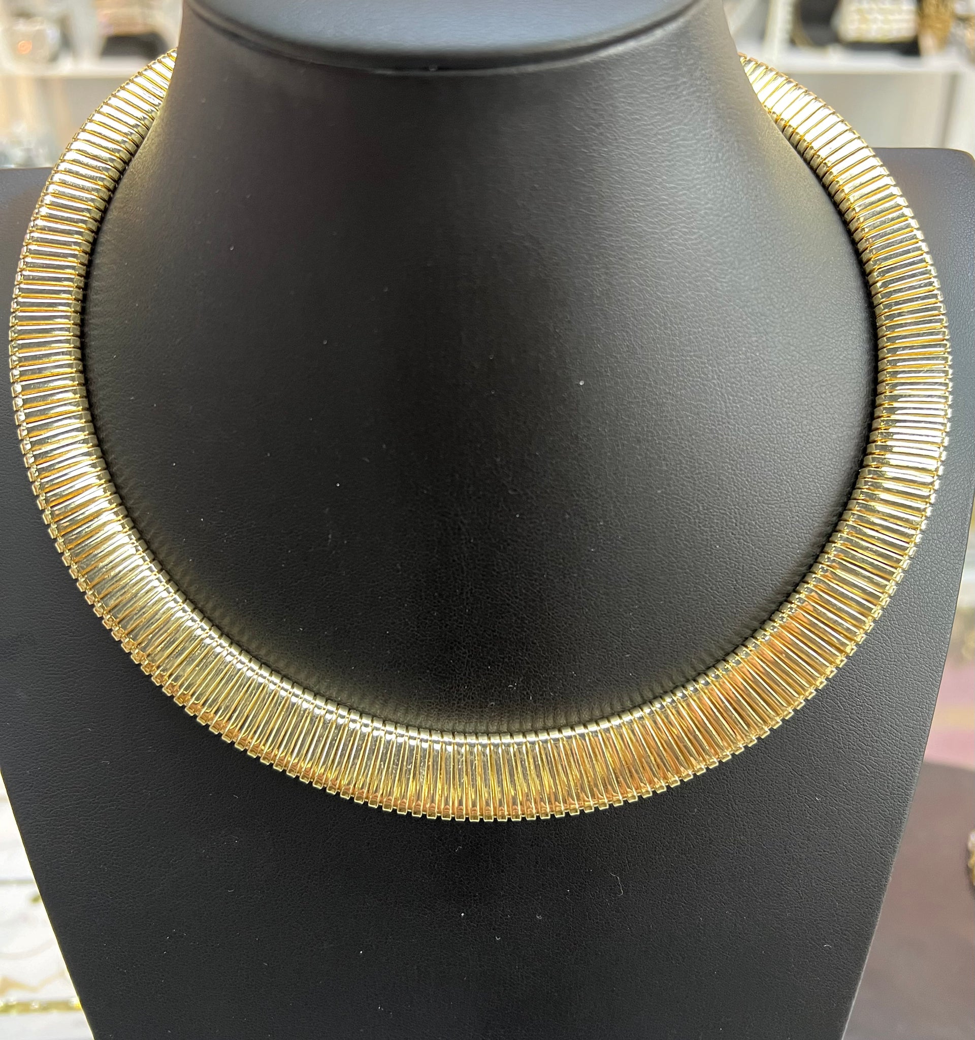 Gold Coil Necklace