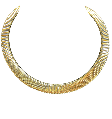 Gold Coil Necklace