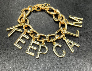 Keep Calm Charm Bracelet
