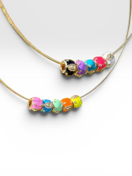 Cabana Spacer Charm Necklace