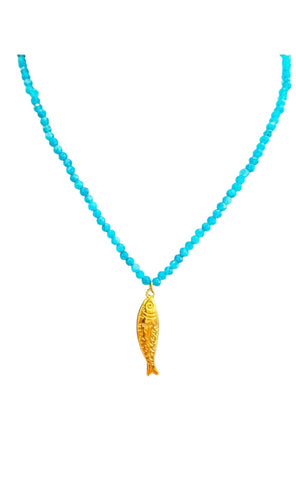Turquoise Sardine Necklace