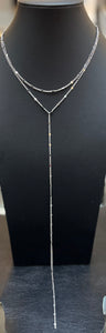 Dainty Silver Lariat
