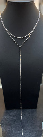 Dainty Silver Lariat