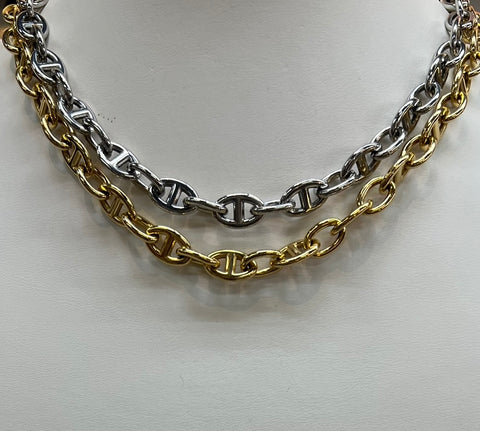 Gucci Inspired Chain Link Necklace