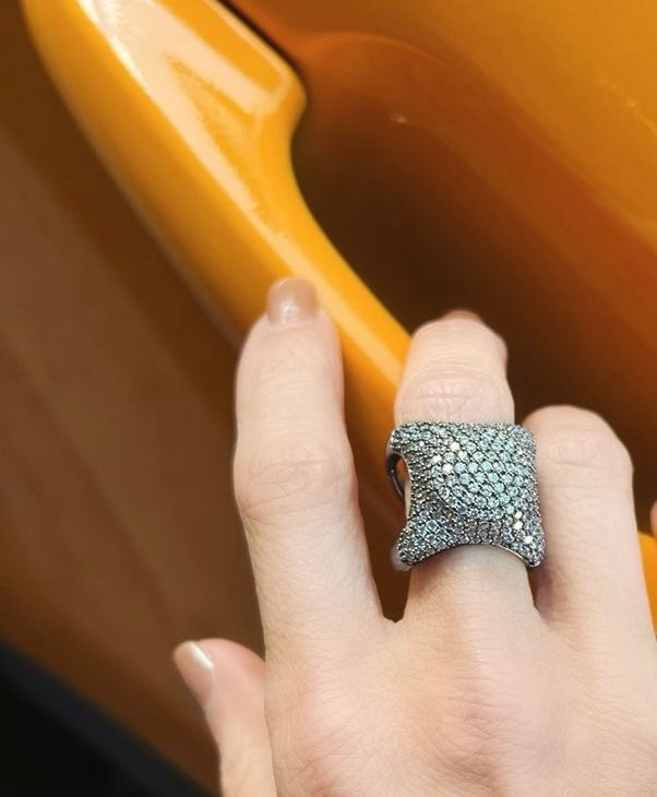 Sparkly Dome Ring