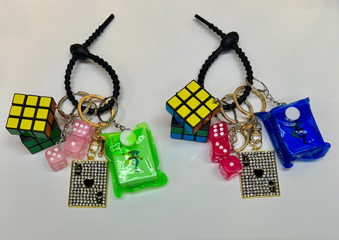 Rubik’s Cube Combo Bag Charm