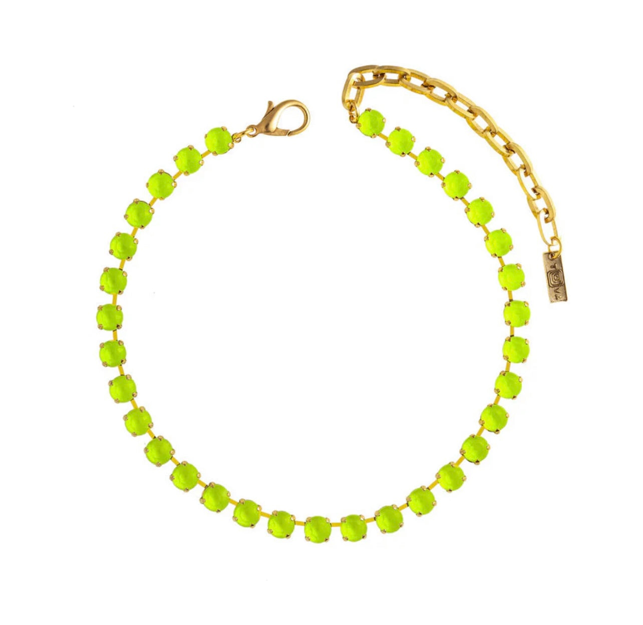 Neon Yellow Oakland Necklace
