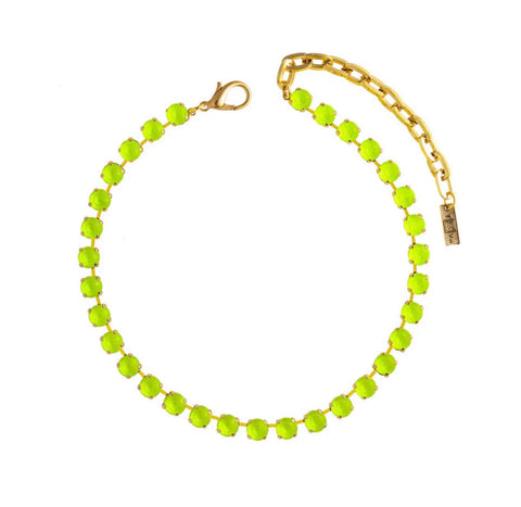 Neon Yellow Oakland Necklace