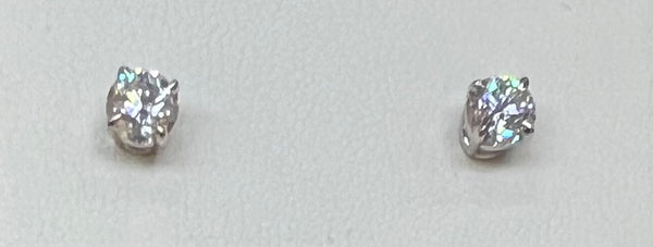 1 Carat Lab Grown Diamond Stud Earrings