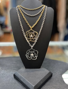 Rosette Chain Necklace
