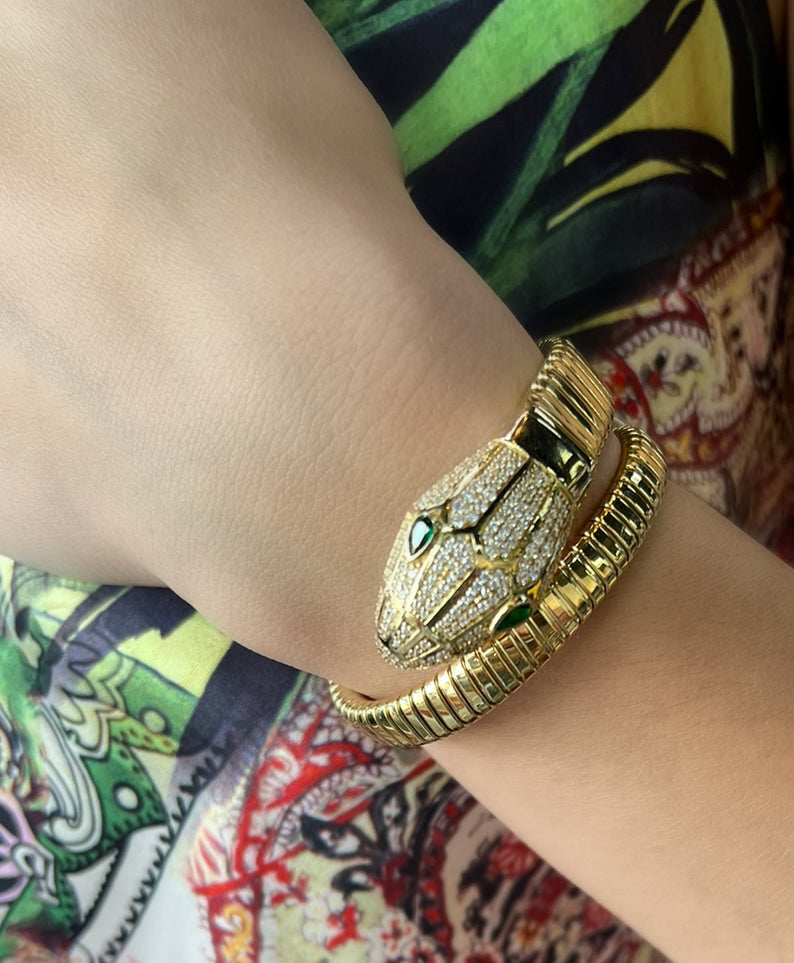 Serpent Coil Bracelet