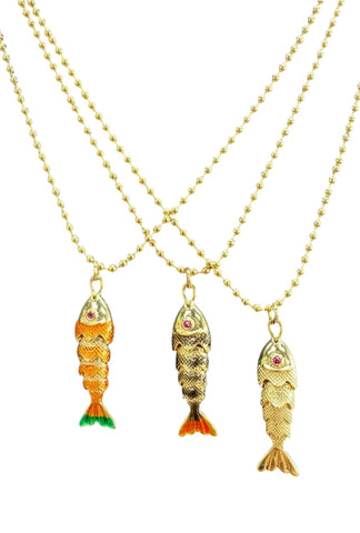 Gold Sardine Necklace