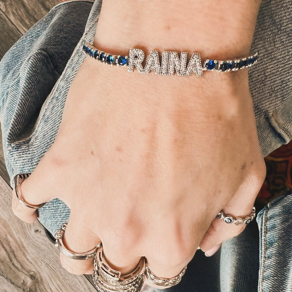 Personalized clearance tennis bracelet