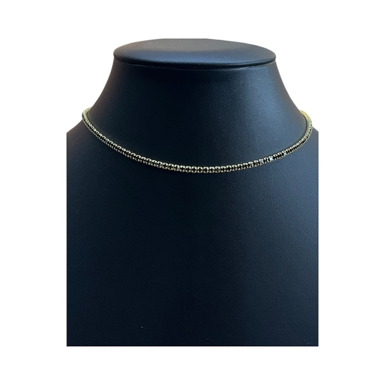 Black & Gold Tennis Choker