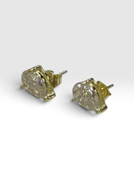 Pear Stud Earrings