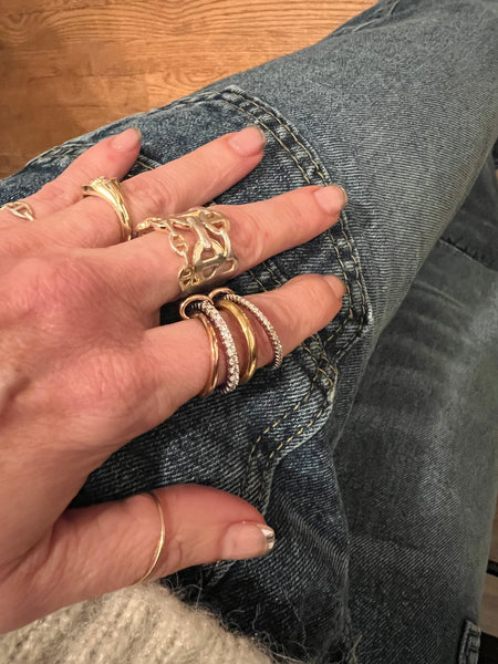 Two Tone Stackable Ring