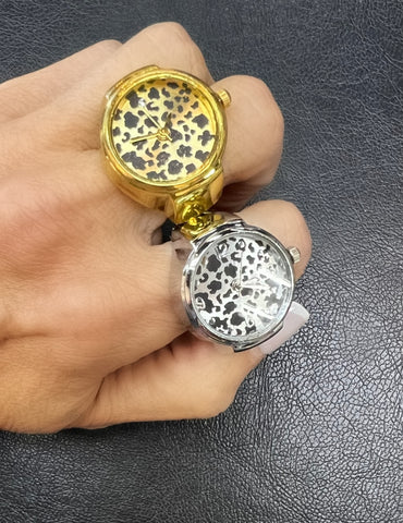 Leopard Watch Ring