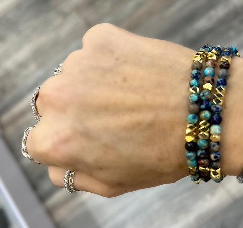 Turquoise Beaded Bracelet