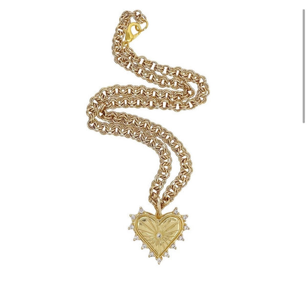 And Just Like That Heart Necklace