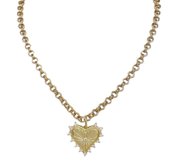 And Just Like That Heart Necklace