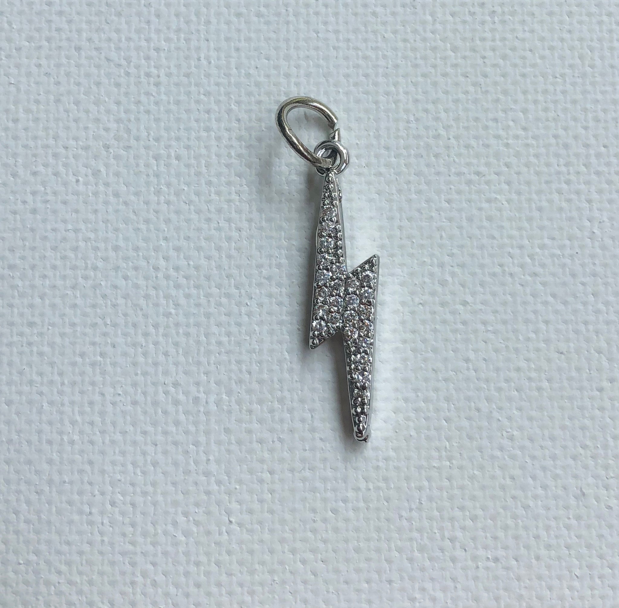 Silver Small Lightening Bolt