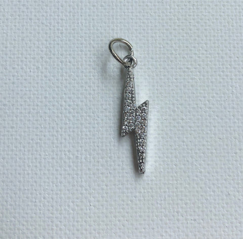 Silver Small Lightening Bolt