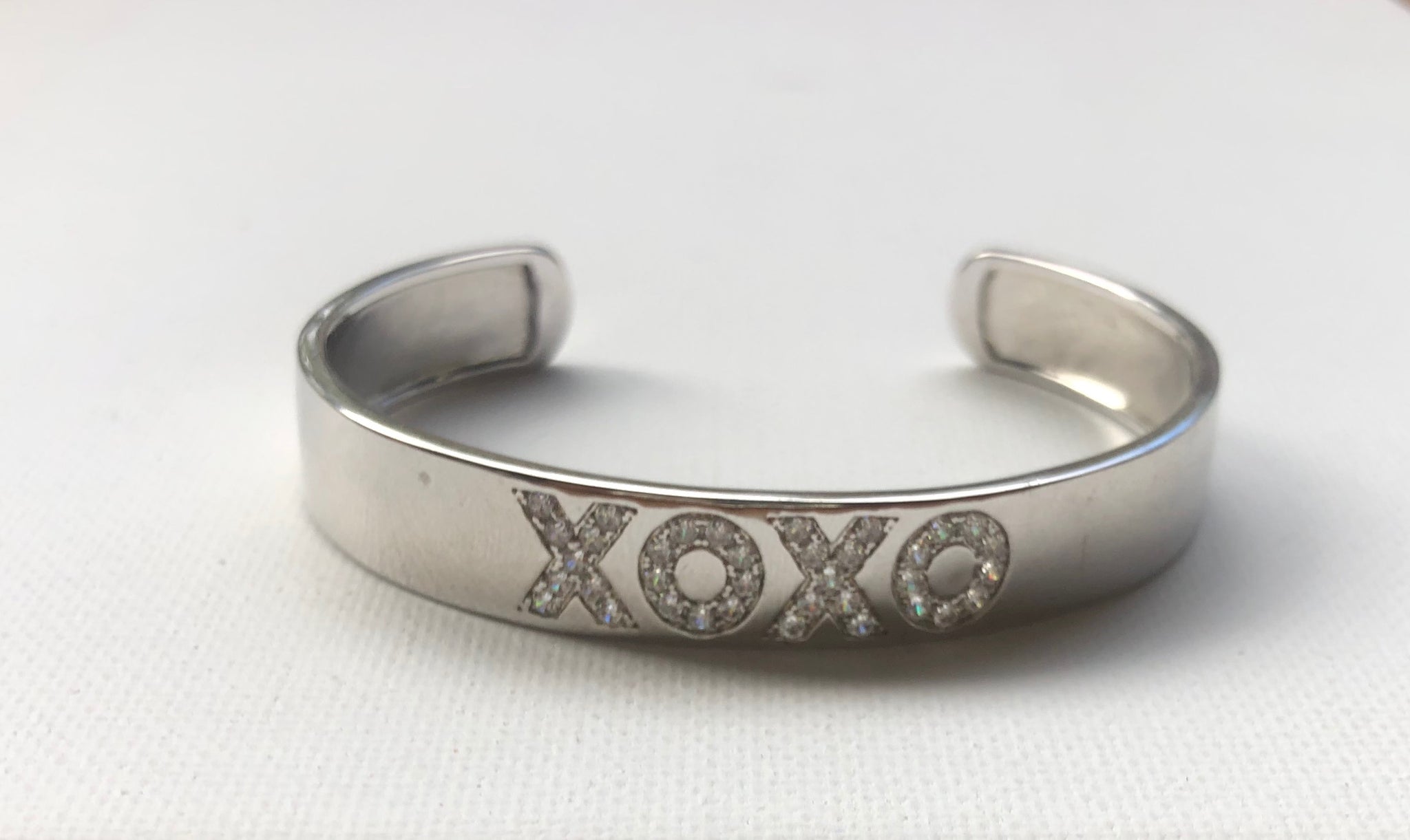 Silver XOXO Cuff