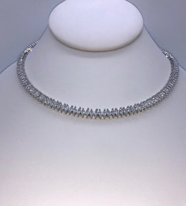 Baguette Diamond Necklace