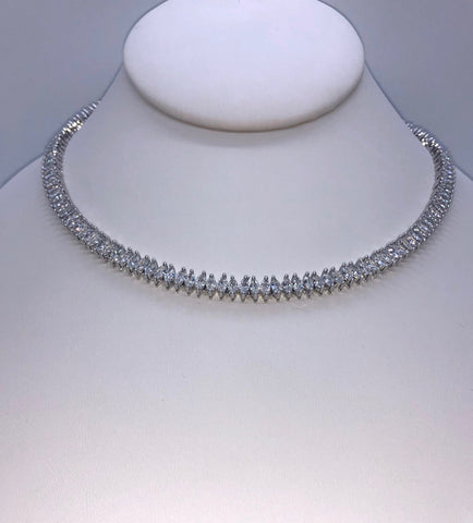 Baguette Diamond Necklace