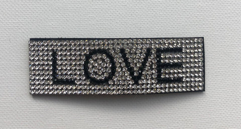 Silver LOVE Barrette