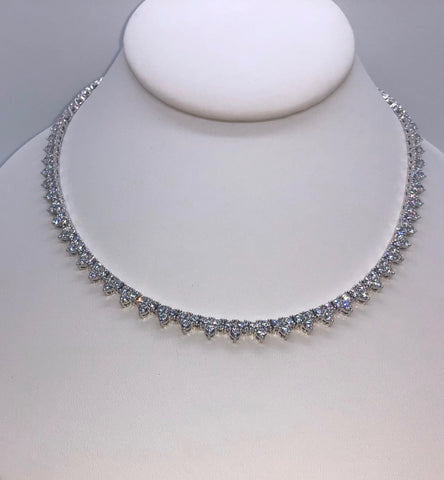 Triangle Diamond Necklace