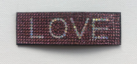 Pink LOVE Barrette