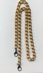Matte Gold Mask Chain